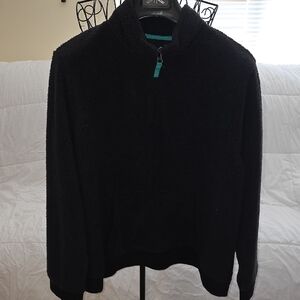 Black Half-Zip Women's Sweater Size PXXL NEW (Jan #15)